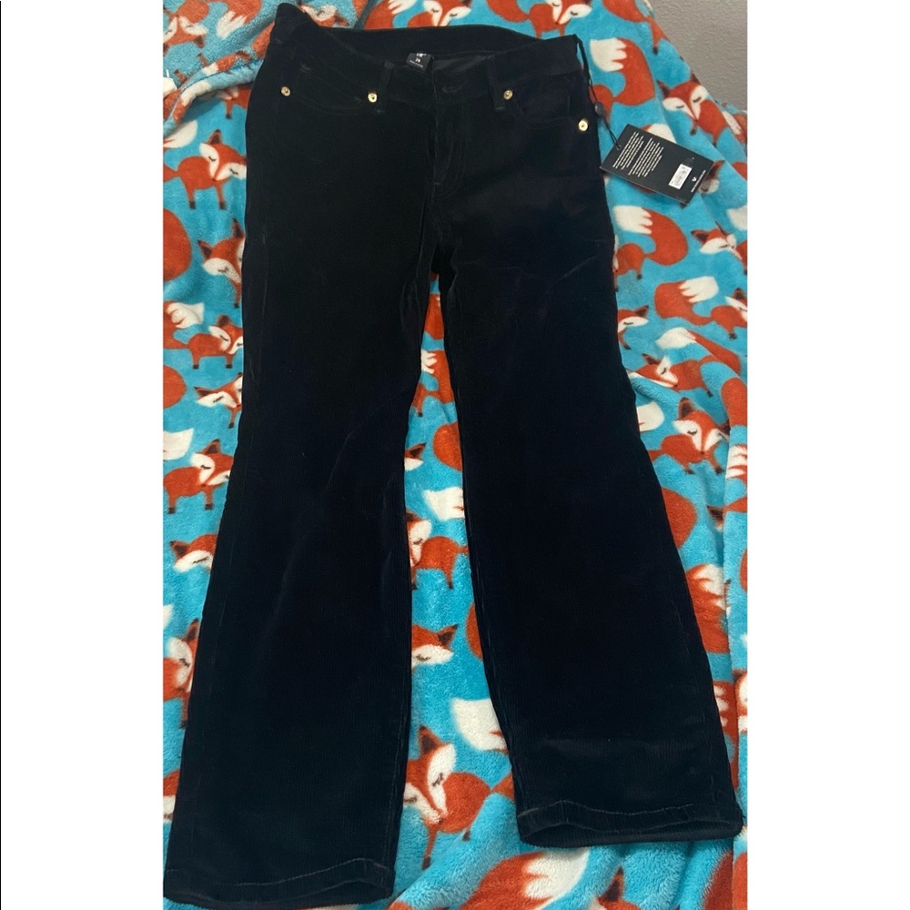 True Religion Black Corduroy Jeans